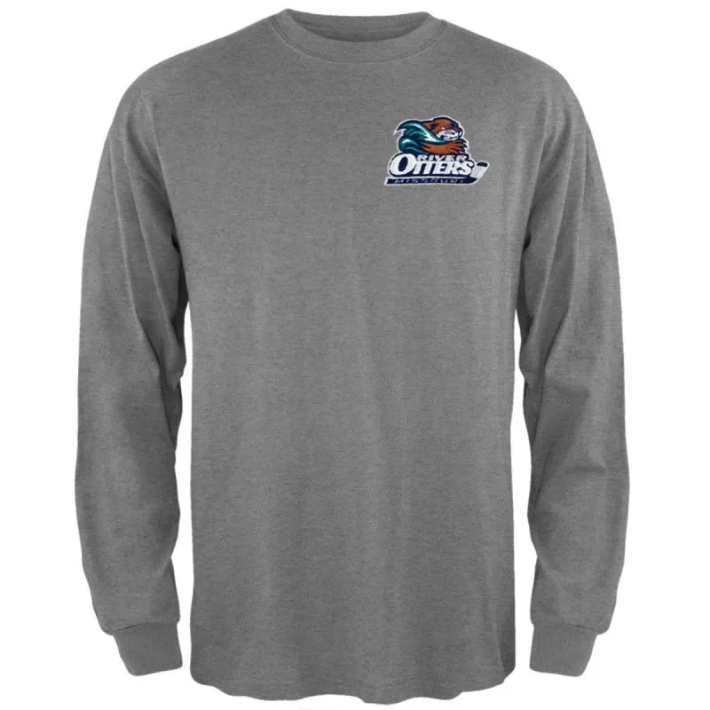 Missouri River Otters - Embroidered Logo Long Sleeve T-Shirt made by Old Glory