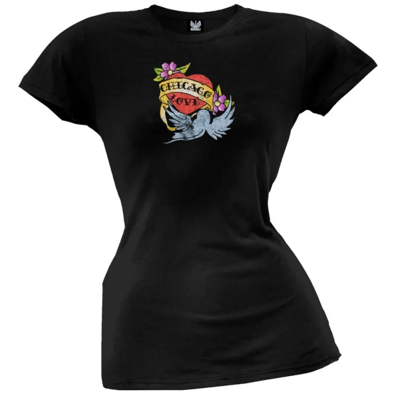 Chicago Love Ladies T-Shirt sold by Old Glory
