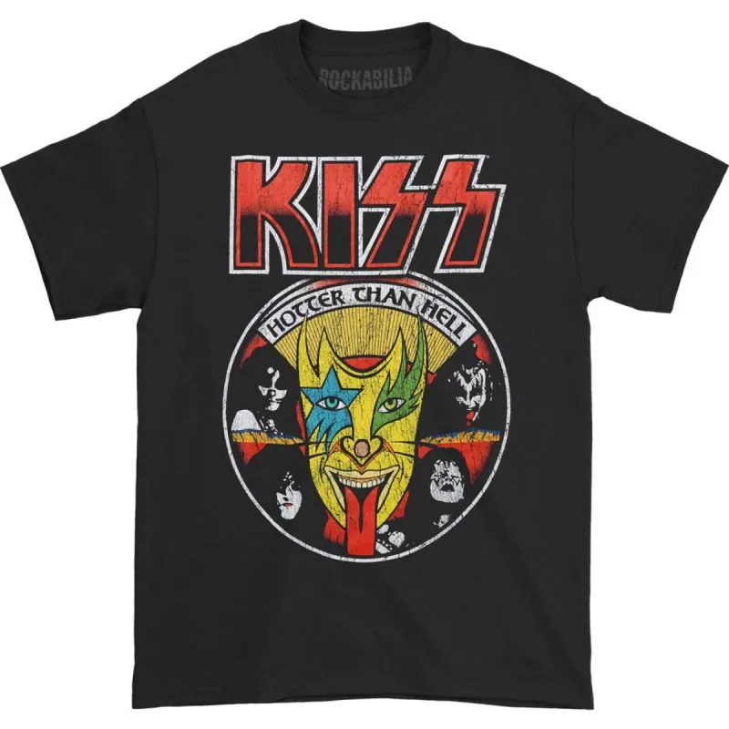 Kiss - Hotter Than Hell Mens T Shirt sold by Old Glory