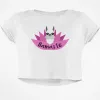 Llamaste Junior Boxy Crop Top T Shirt sold by Old Glory