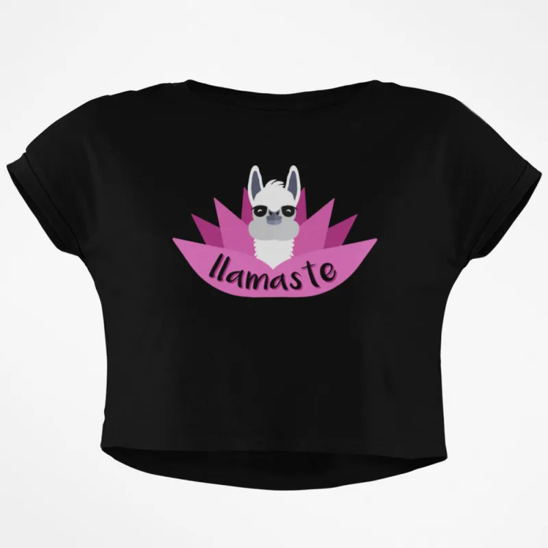 Llamaste Junior Boxy Crop Top T Shirt sold by Old Glory
