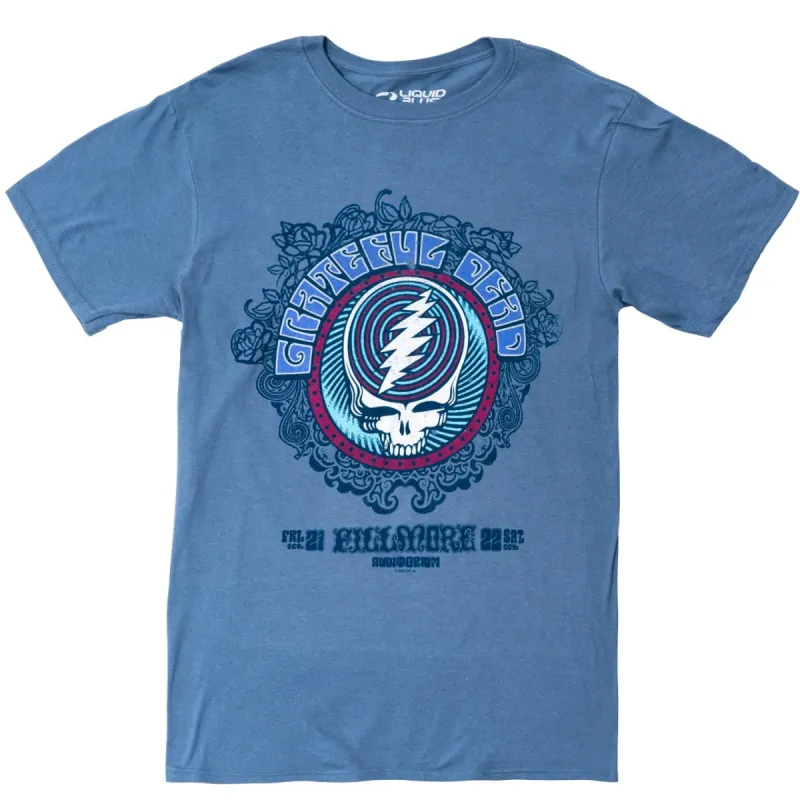 Grateful Dead - Fillmore Blue Mens T Shirt sold by Old Glory