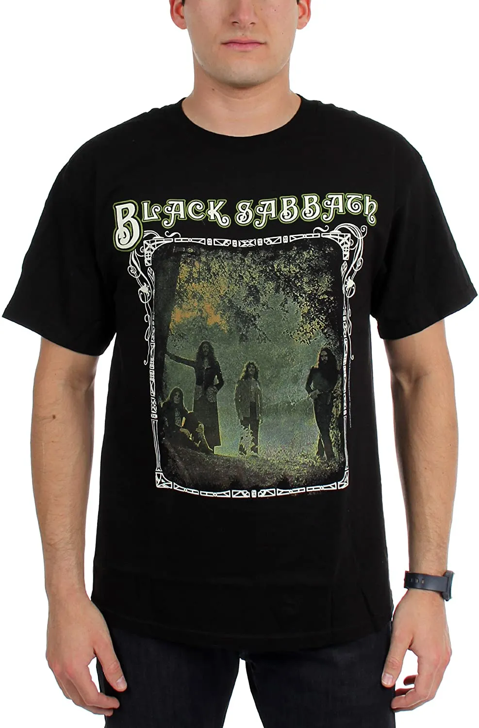 Black Sabbath - Photo Framed Mens T-Shirt sold by Old Glory