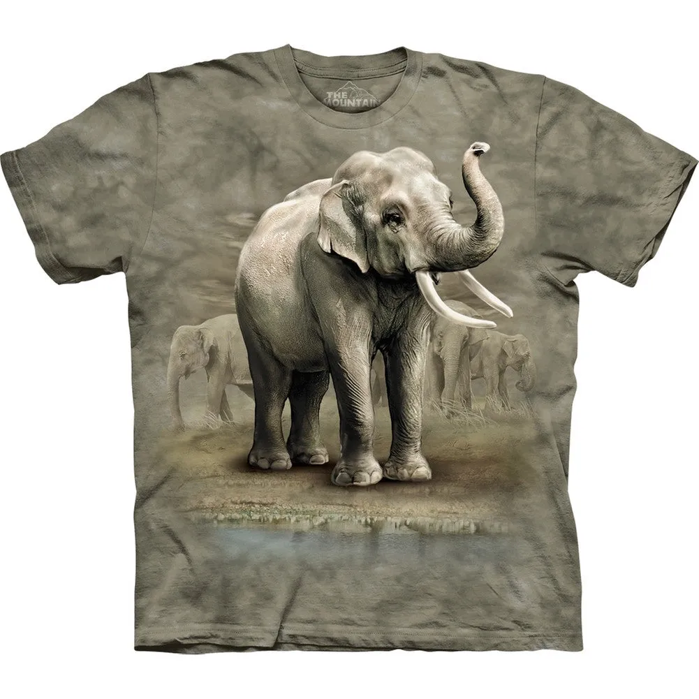 Asian Elephants on the Move T-Shirt sold by Old Glory