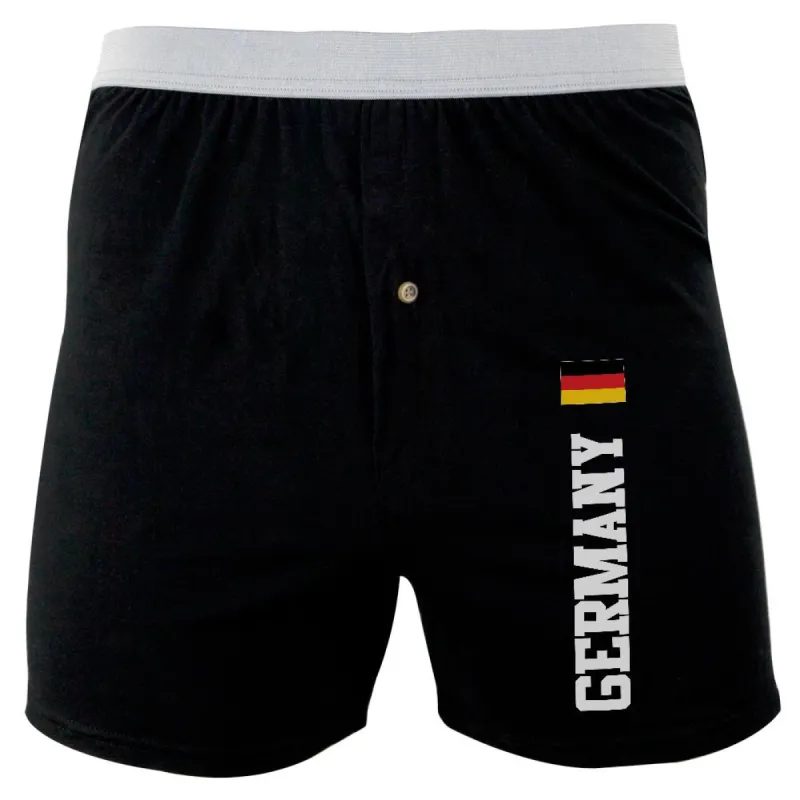 Oktoberfest Germany Flag World Cup Soft Knit Boxer sold by Old Glory
