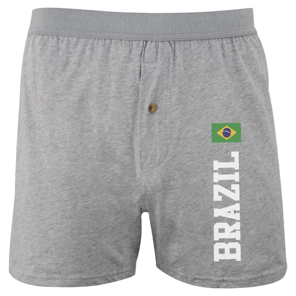 Brazil Flag World Cup Soft Knit Boxer sold by Old Glory