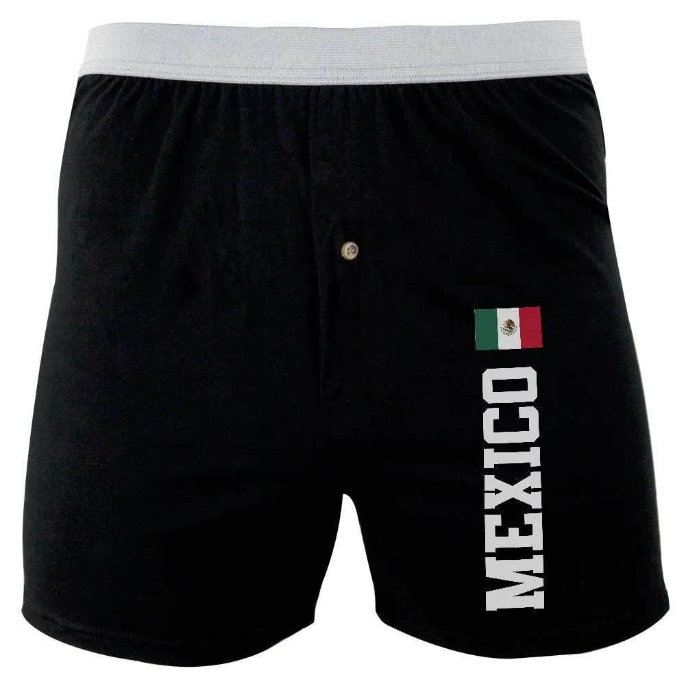 Cinco De Mayo Mexico Flag World Cup Soft Knit Boxer sold by Old Glory