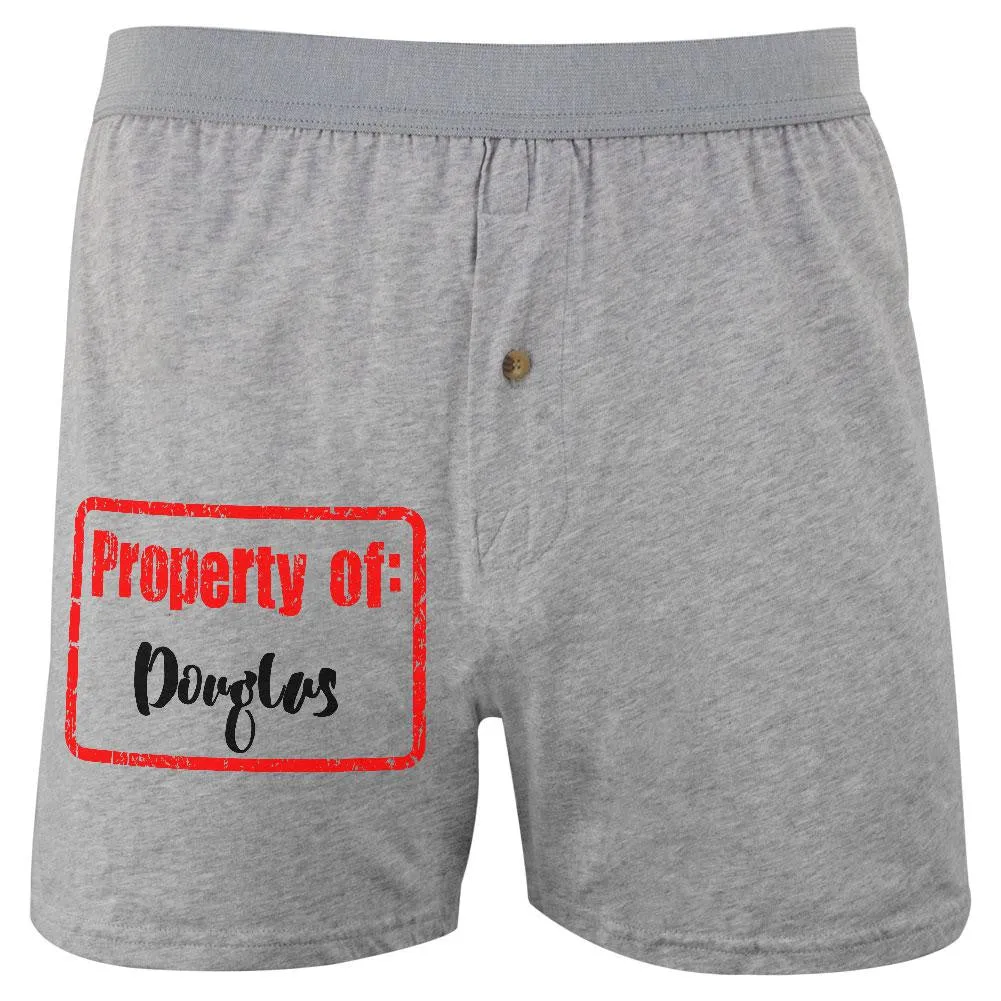 Property of Douglas Soft Knit Boxer sold by Old Glory