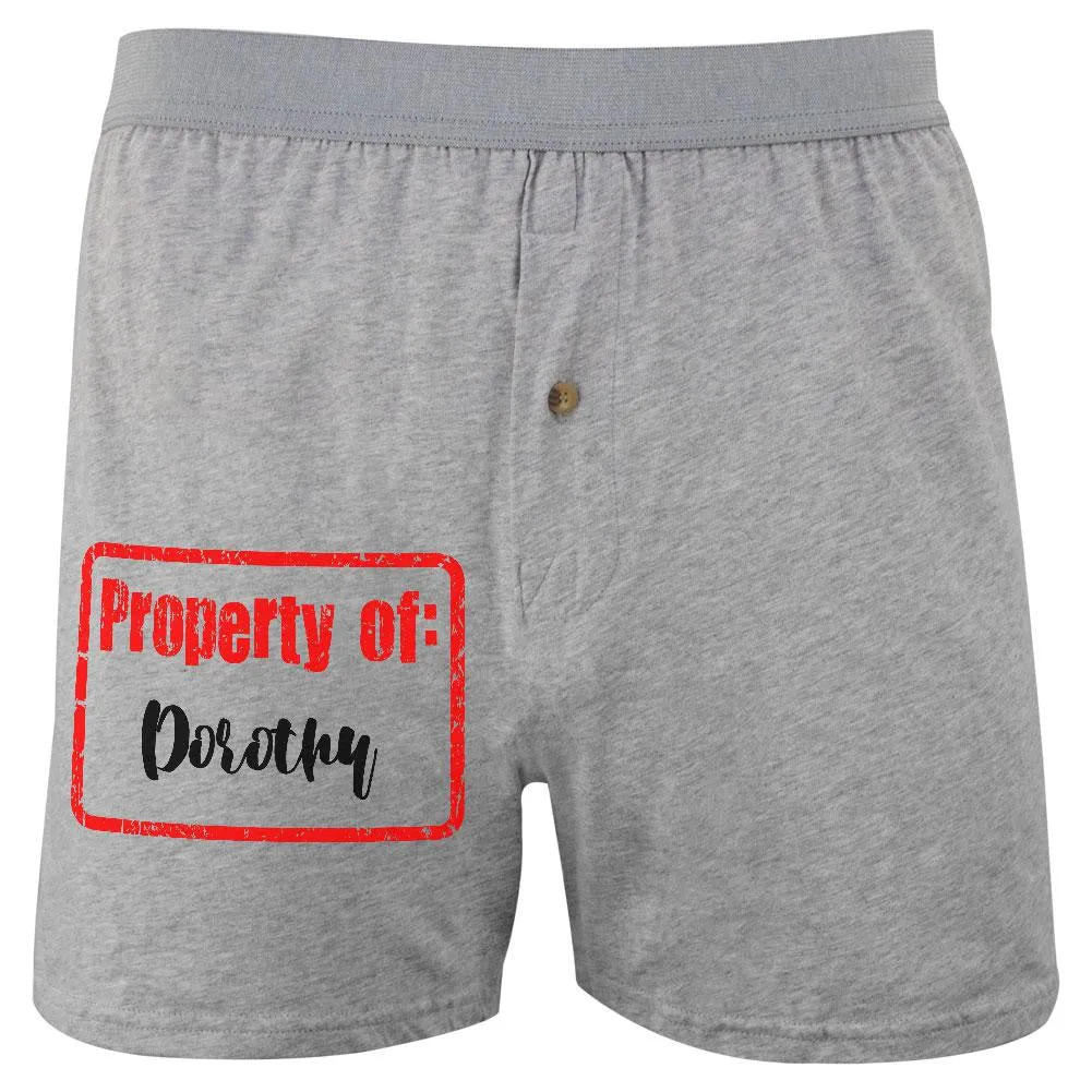Property of Dorothy Soft Knit Boxer sold by Old Glory