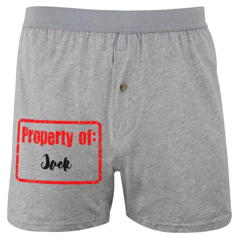 Property of Jack Soft Knit Boxer sold by Old Glory