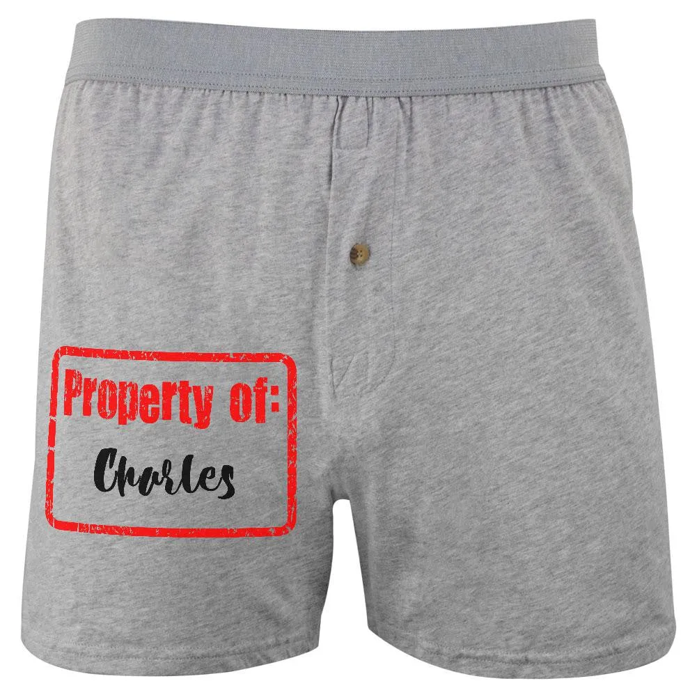 Property of Charles Soft Knit Boxer sold by Old Glory