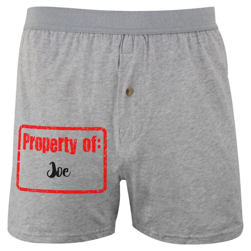 Property of Joe Soft Knit Boxer sold by Old Glory