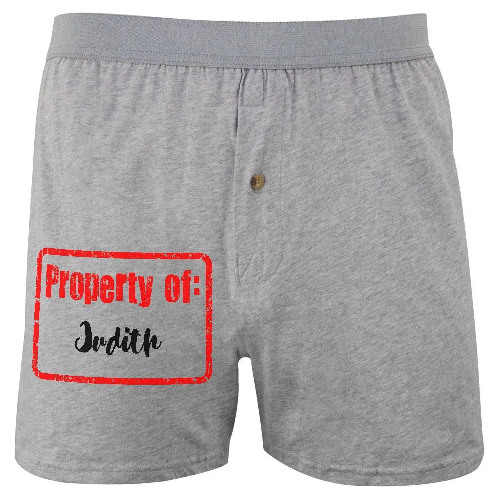 Property of Judith Soft Knit Boxer sold by Old Glory