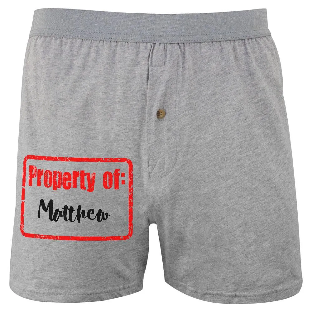 Property of Matthew Soft Knit Boxer sold by Old Glory