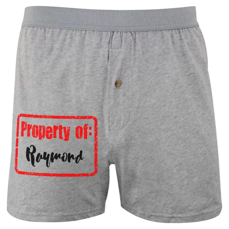 Property of Raymond Soft Knit Boxer sold by Old Glory