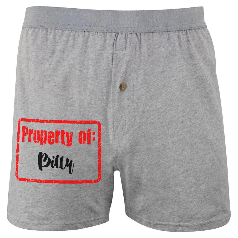 Property of Billy Soft Knit Boxer sold by Old Glory
