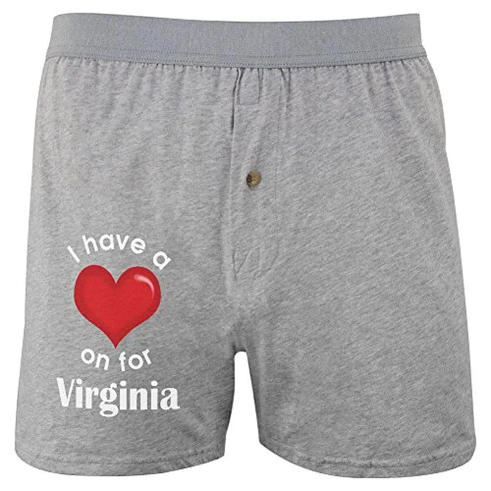 I Have a Heart On for Virginia Soft Knit Boxer sold by Old Glory product image thumbnail 2