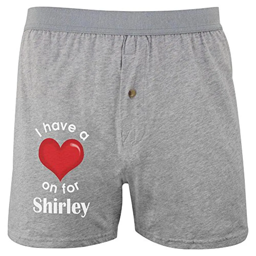 I Have a Heart On for Shirley Soft Knit Boxer sold by Old Glory product image thumbnail 2