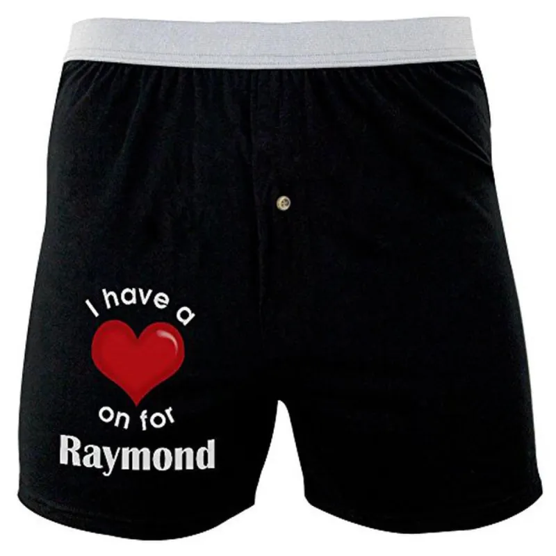 I Have a Heart On for Raymond Soft Knit Boxer sold by Old Glory