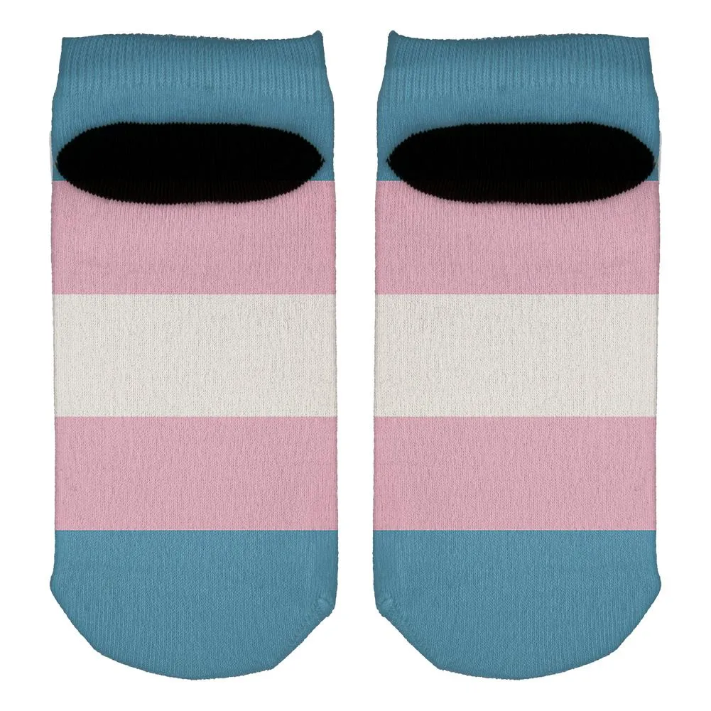LGBT Transgender Pride Flag All Over Adult Ankle Socks sold by Old Glory product image thumbnail 2