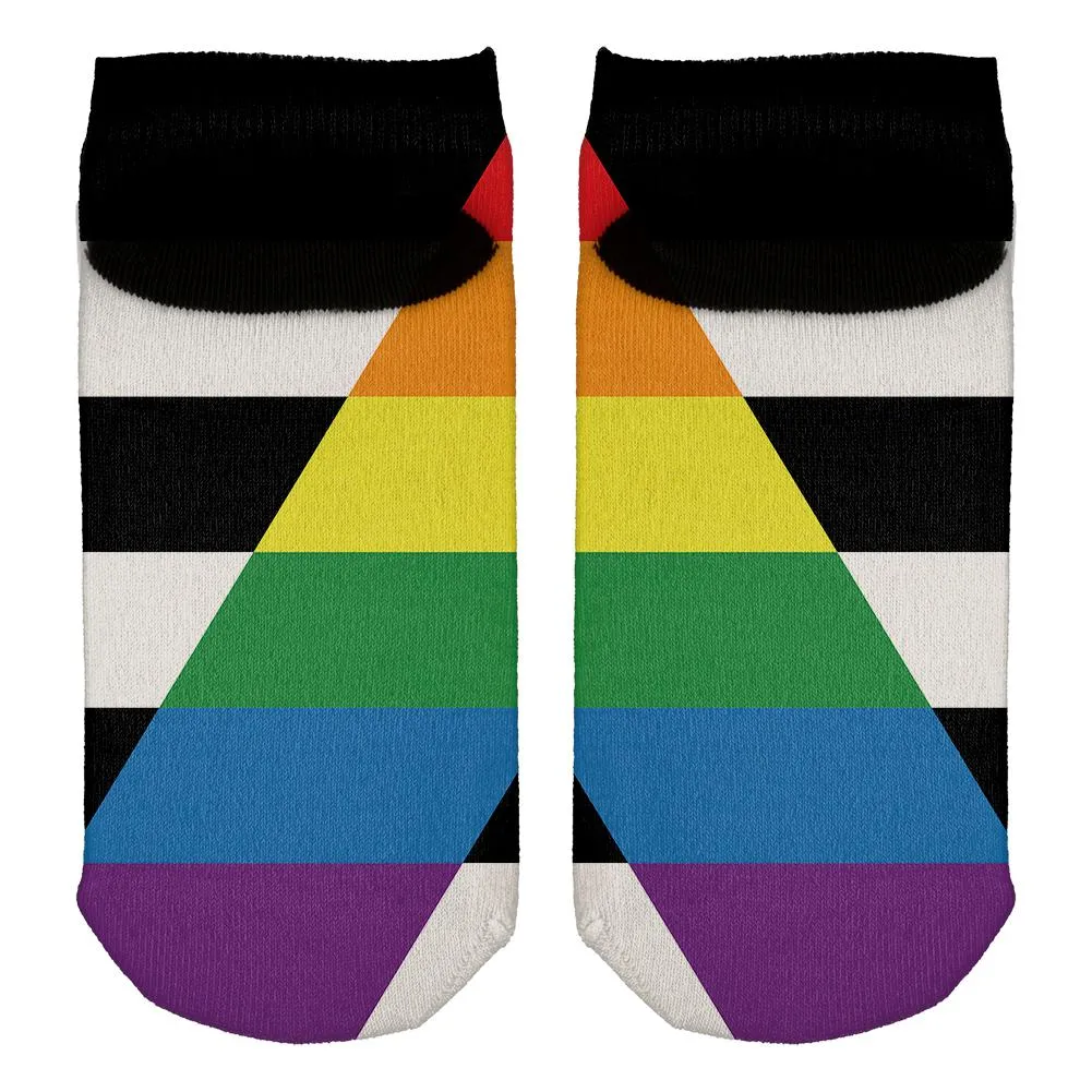 LGBT Straight Ally Pride Flag All Over Adult Ankle Socks sold by Old Glory product image thumbnail 2