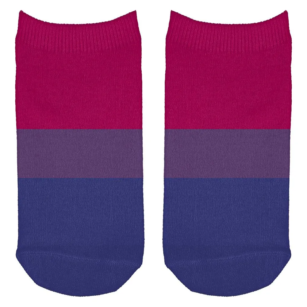LGBT Bisexual Pride Flag All Over Adult Ankle Socks sold by Old Glory