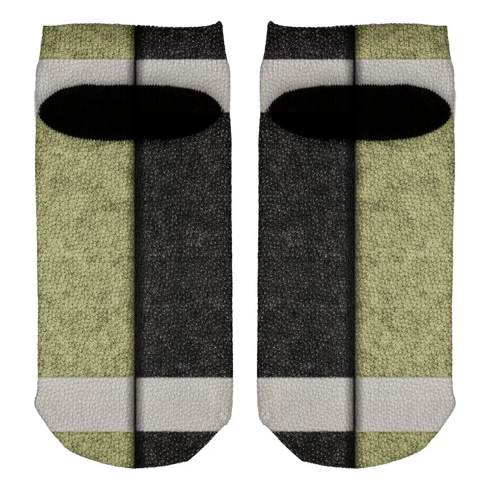 Fantasy Football Team Black and Gold All Over Adult Ankle Socks sold by Old Glory product image thumbnail 2