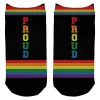 LGBT Proud Rainbow Gay Pride Flag All Over Adult Ankle Socks sold by Old Glory