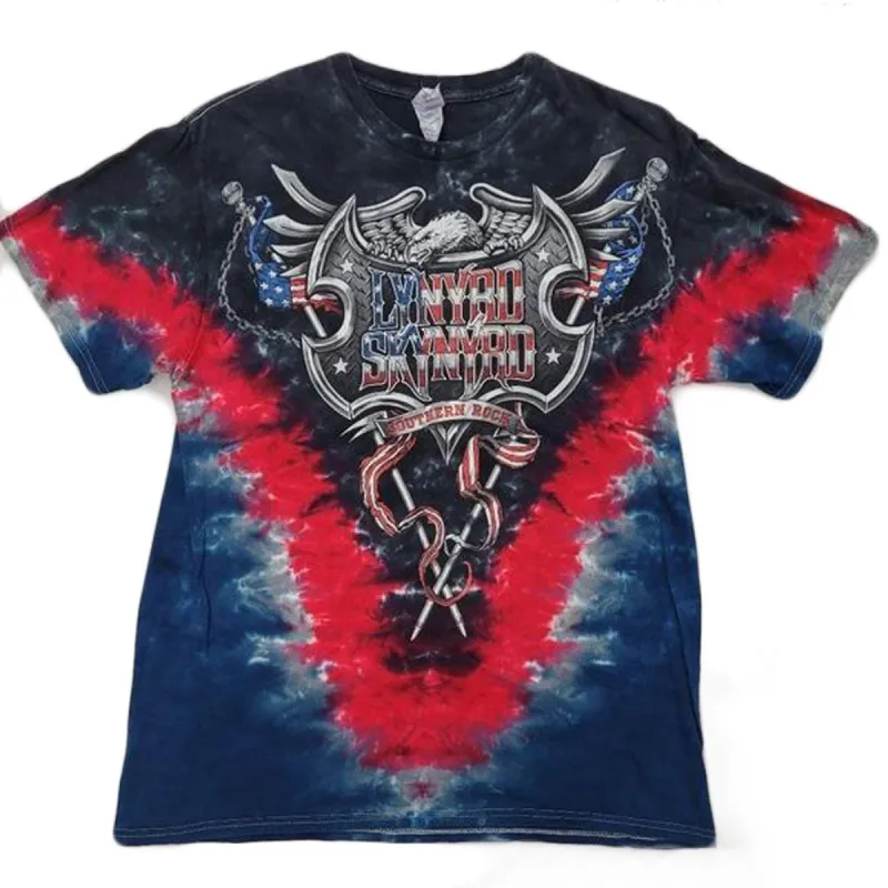Lynyrd Skynyrd - Southern Rock Tie Dye Mens T Shirt sold by Old Glory