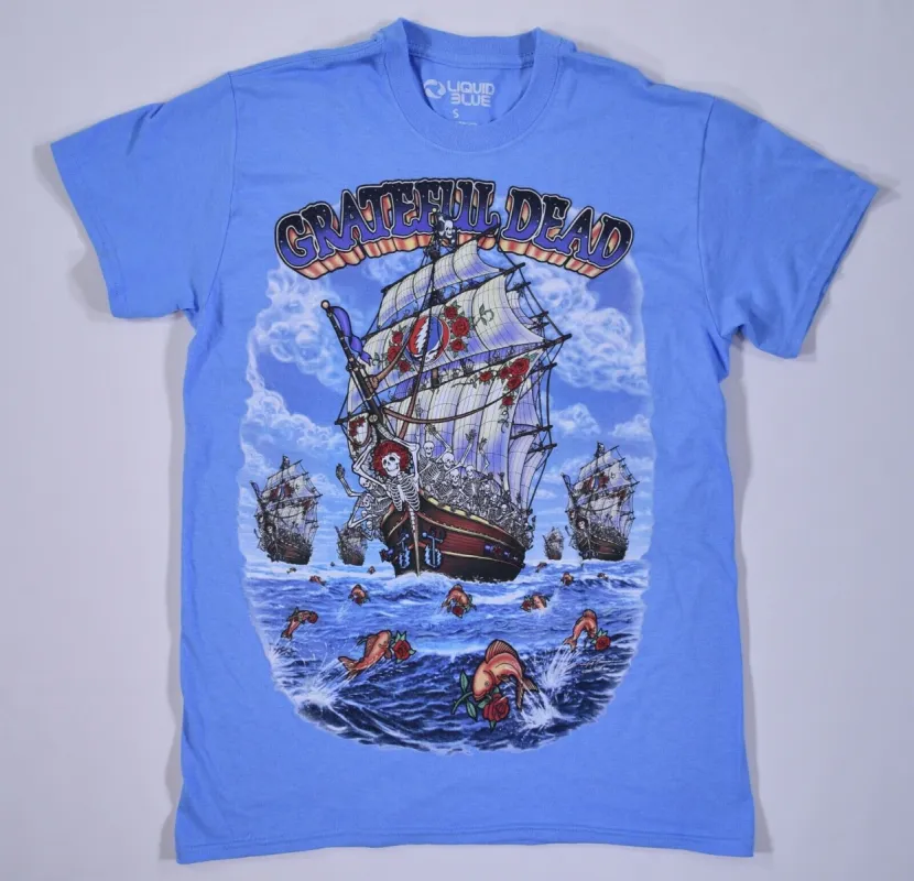 Grateful Dead - Ship of Fools Blue T Shirt sold by Old Glory