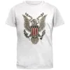 4th July Born Free Vintage American Bald Eagle Mens Soft T Shirt sold by Old Glory