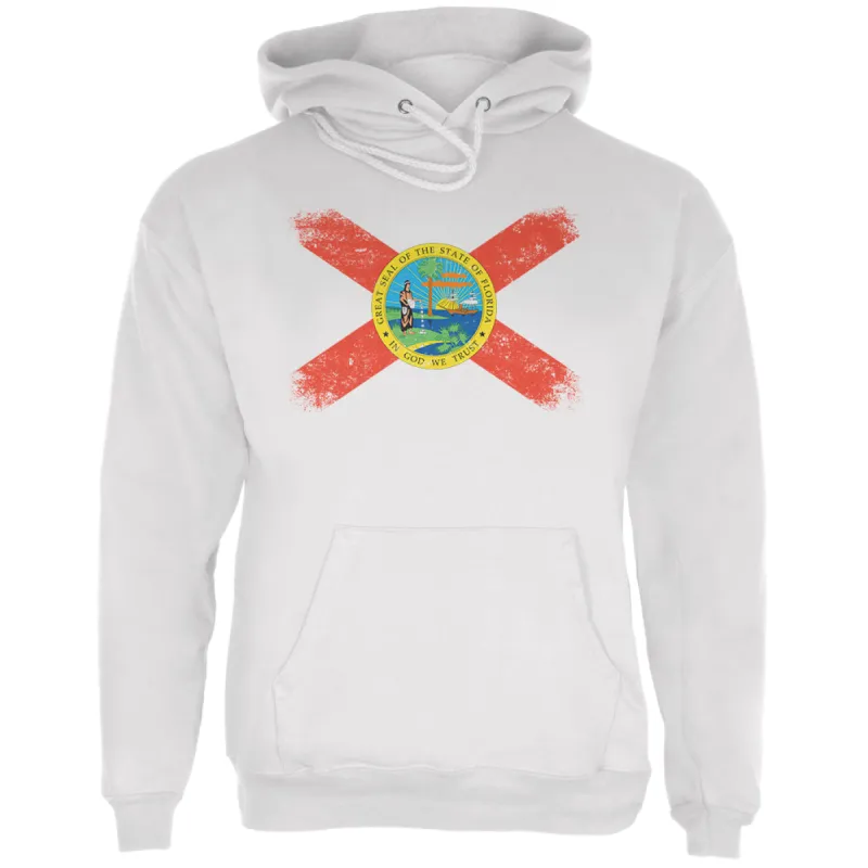 Born and Raised Florida State Flag Mens Hoodie made by Old Glory
