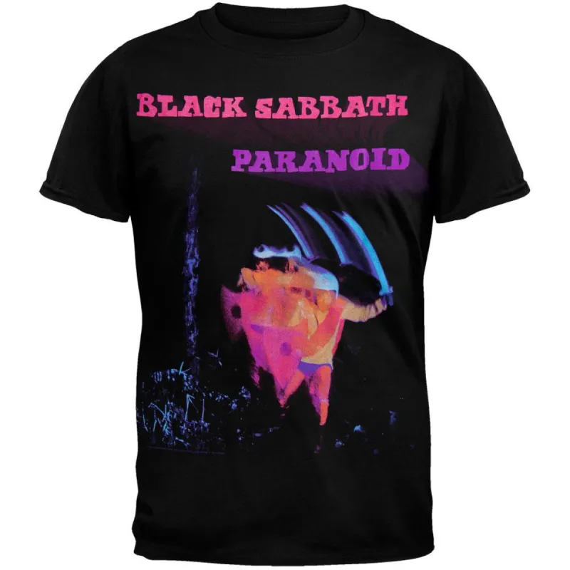 Black Sabbath - Paranoid Motion Trails T-Shirt made by Old Glory