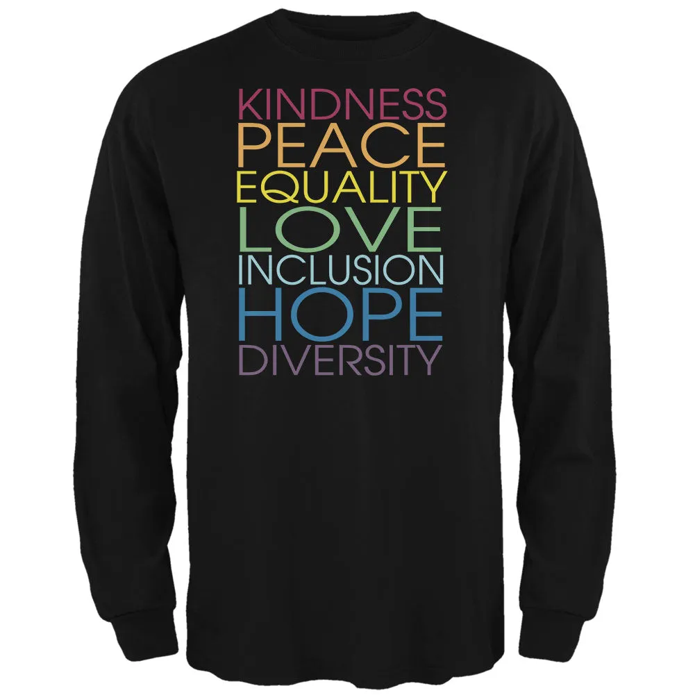 Kindness Love Hope Mens Long Sleeve T Shirt sold by Old Glory product image thumbnail 4
