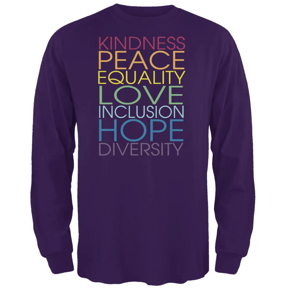 Kindness Love Hope Mens Long Sleeve T Shirt sold by Old Glory product image thumbnail 5