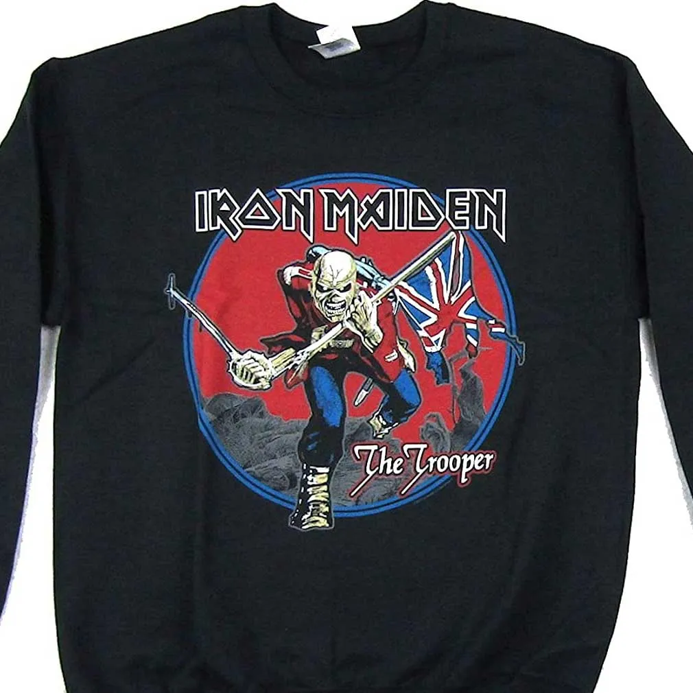 Iron Maiden - Trooper Red Sky Mens Sweatshirt sold by Old Glory