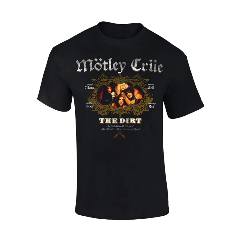 Motley Crue - The Dirt Mens T Shirt sold by Old Glory
