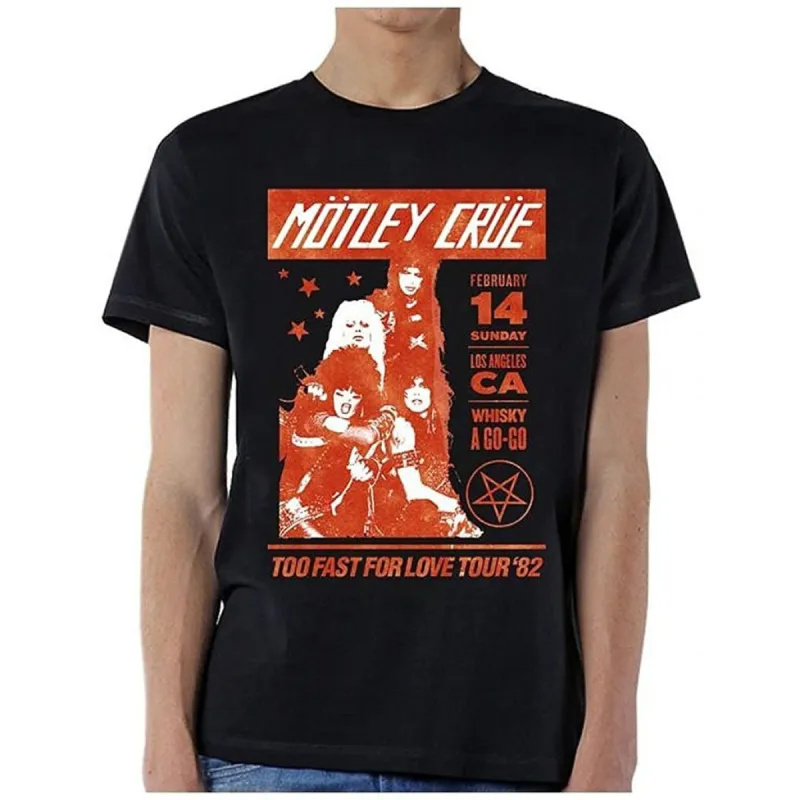 Motley Crue - Whiskey A GO GO Mens Soft T Shirt sold by Old Glory