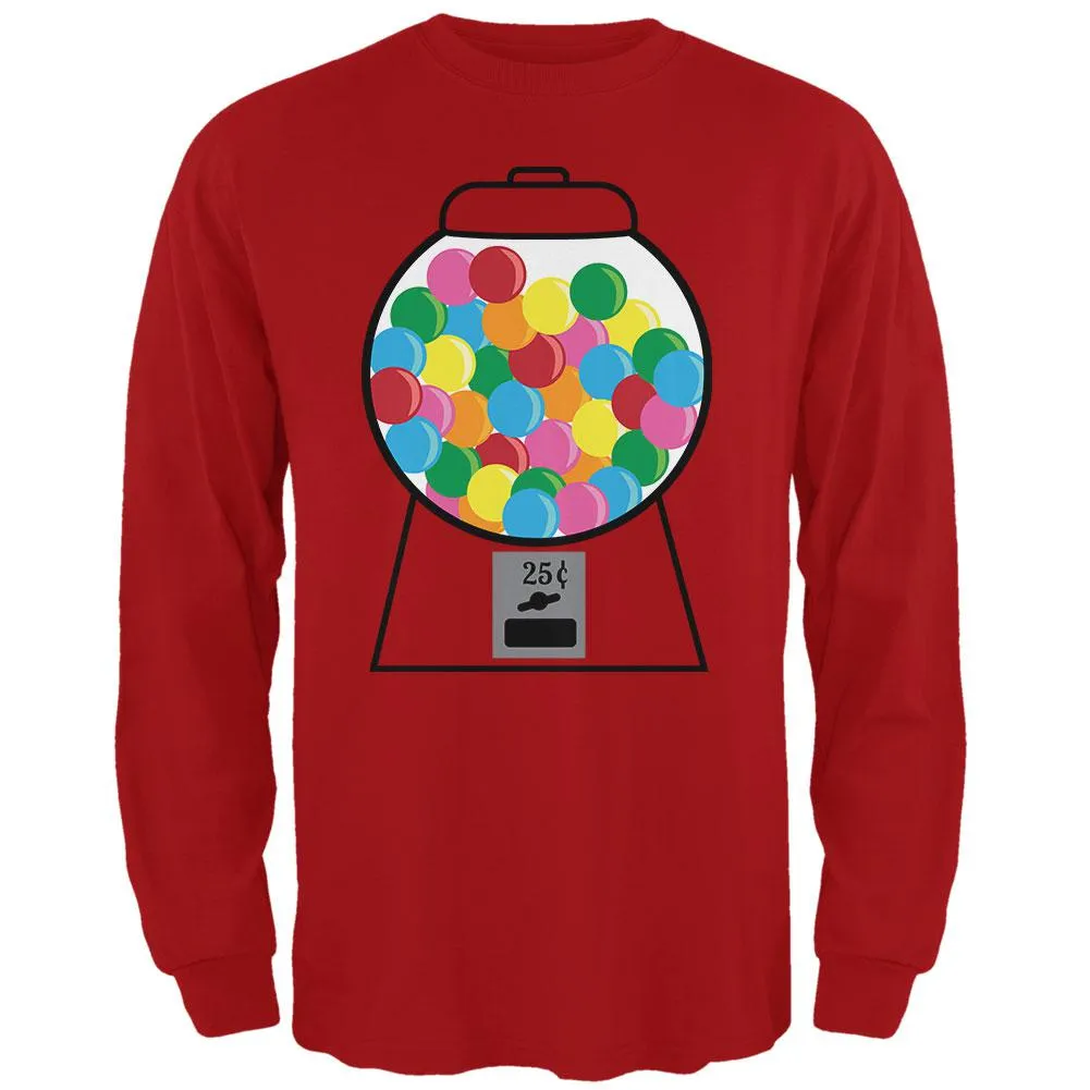Candy Gumball Machine Costume Mens Soft Long Sleeve T Shirt sold by Old Glory
