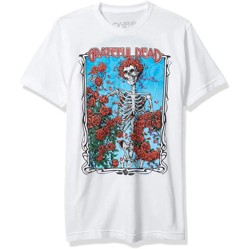 Grateful Dead - Bertha Wheel and Roses Mens T Shirt sold by Old Glory