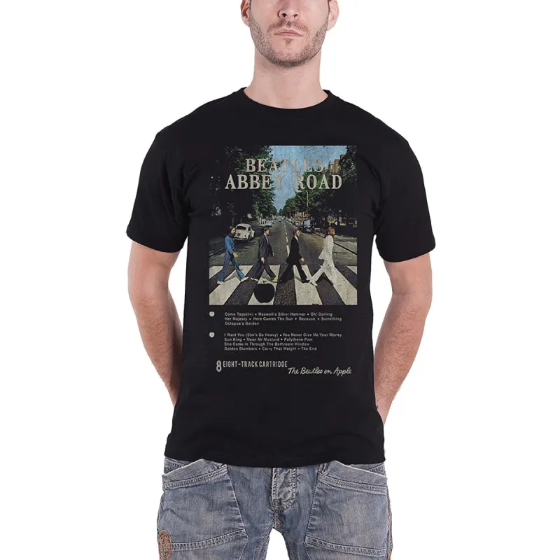 The Beatles - Abbey Road Eight Track Mens T Shirt sold by Old Glory