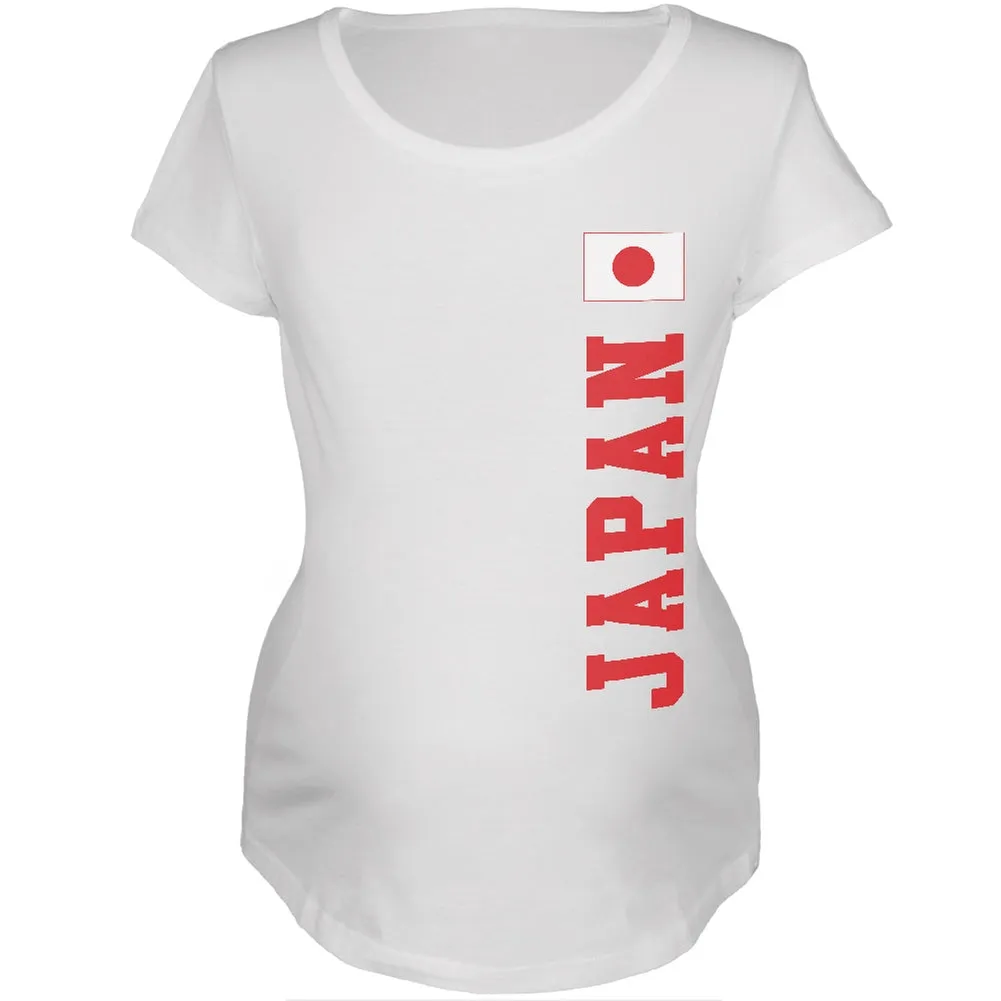 World Cup Japan White Womens Soft Maternity T-Shirt sold by Old Glory