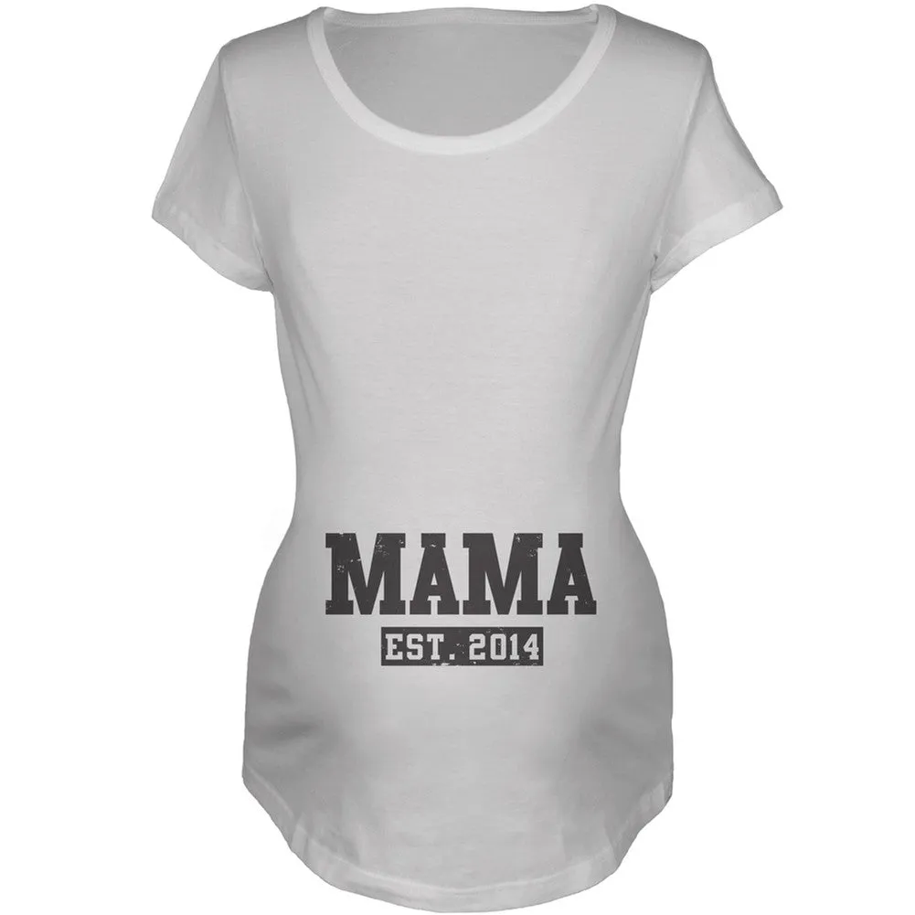 Mama Est. 2014 Maternity T-Shirt sold by Old Glory