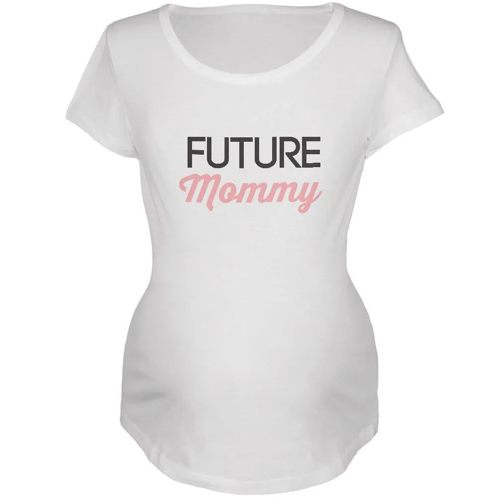 Future Mommy White Maternity Soft T-Shirt sold by Old Glory