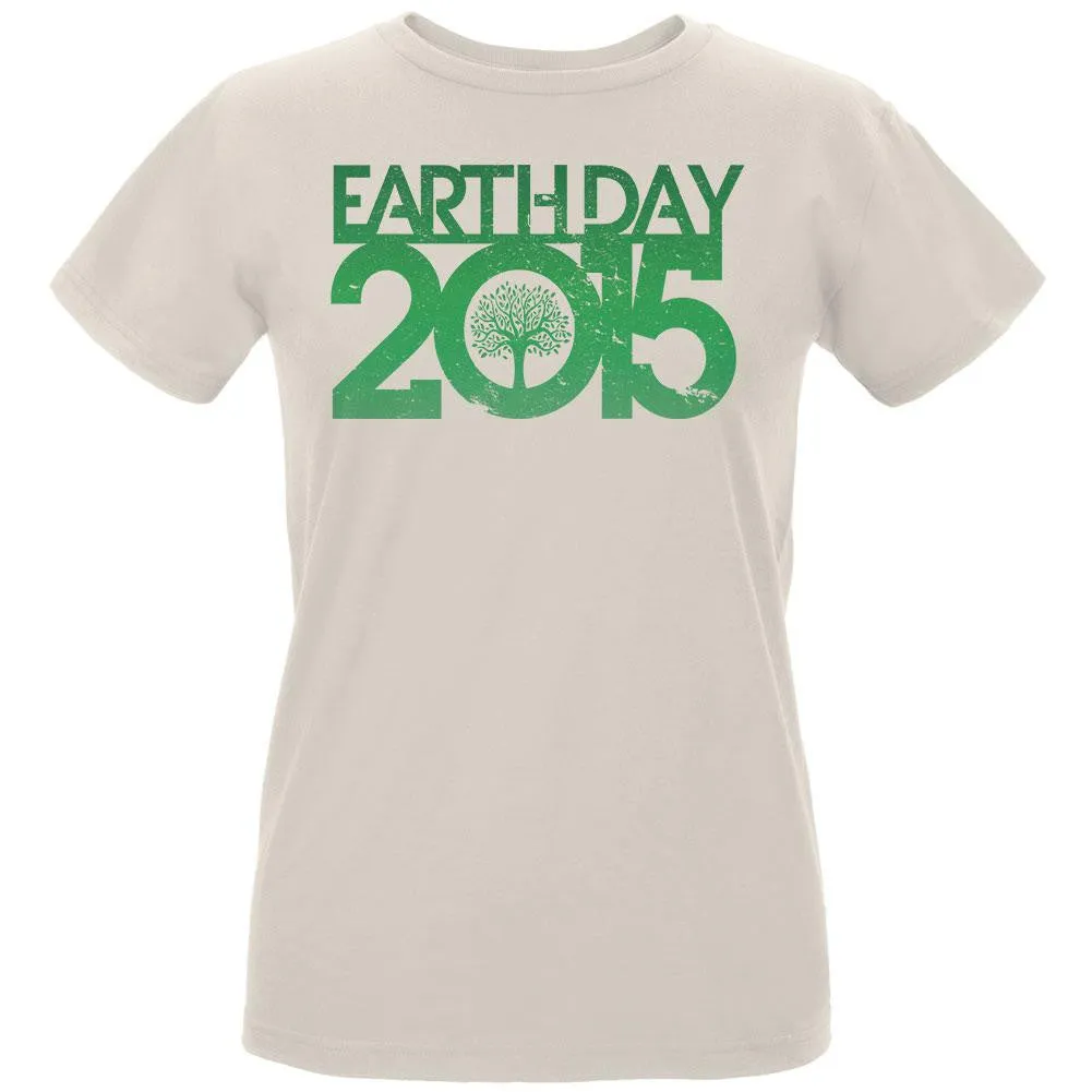 Earth Day - 2015 Tree Women's Organic Natural T-Shirt sold by Old Glory