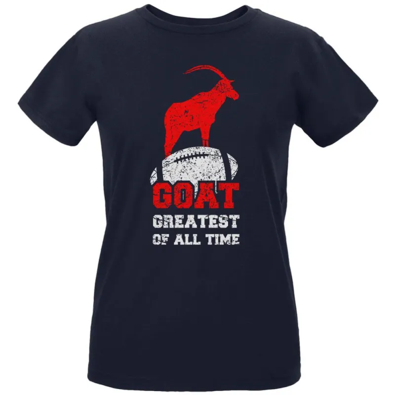 GOAT Greatest of all Time Womens Organic T Shirt sold by Old Glory