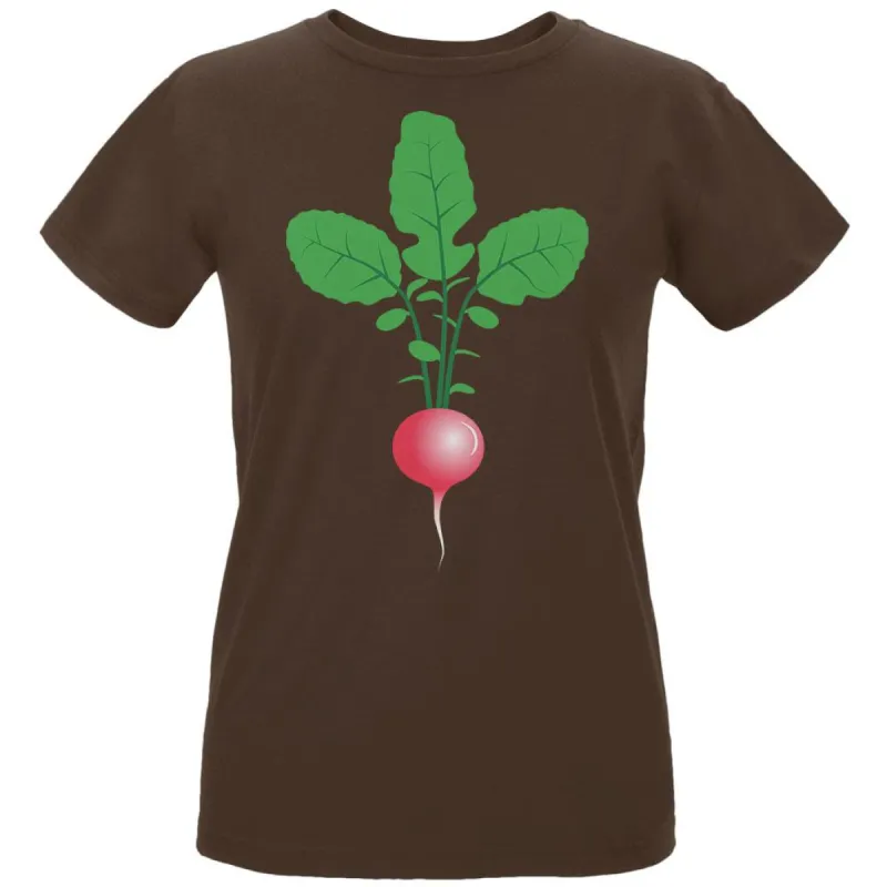 Halloween Vegetable Radish Costume Womens Organic T Shirt sold by Old Glory