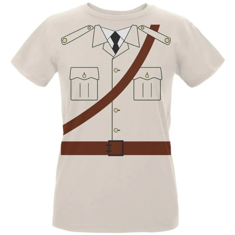 Halloween Safari Explorer Dr. Livingstone Costume Womens Organic T Shirt sold by Old Glory