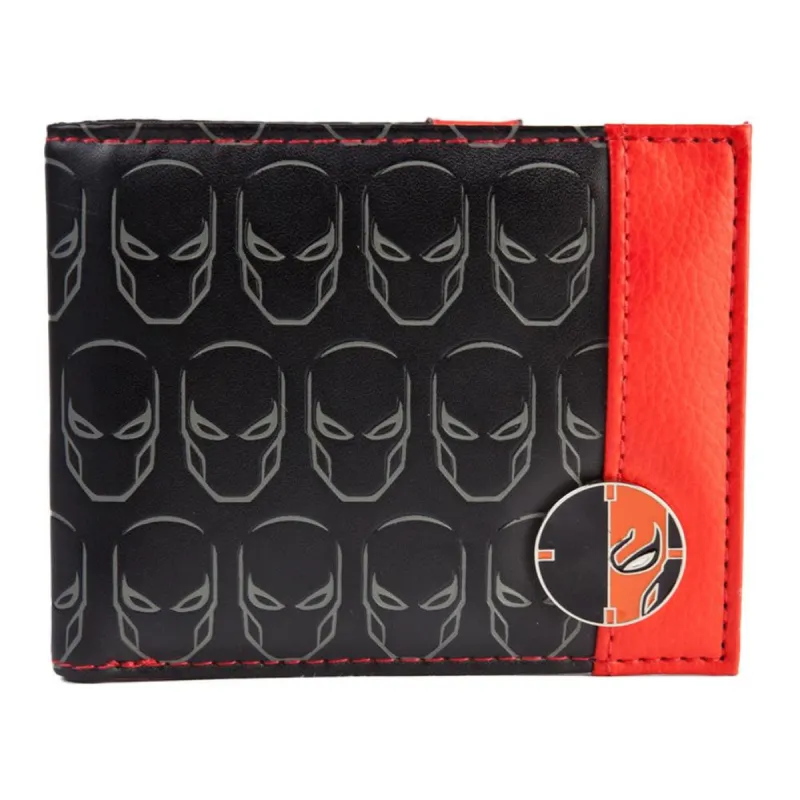 Deathstroke - Multi Logo Debossed Bi-Fold Wallet sold by Old Glory