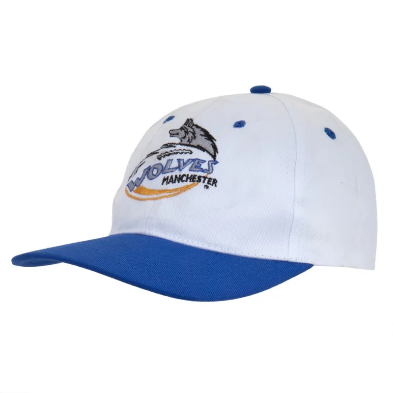 Manchester Wolves Baseball Cap - White/Royal sold by Old Glory